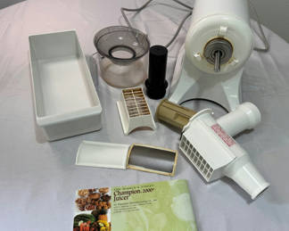 Lot 68: Champion 2000+ Juicer with Accessories