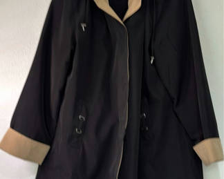Lot 85: Black And Taupe Women’s Rain Coat