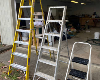 Lot 105: Ladders and Step Stool