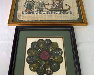 Lot 160: Two Unique Framed wall art