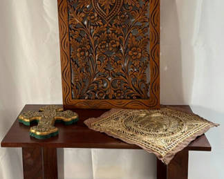 Lot 18: Book Case, And Decor