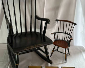 Lot 24: Child’s Rocking Chair And More