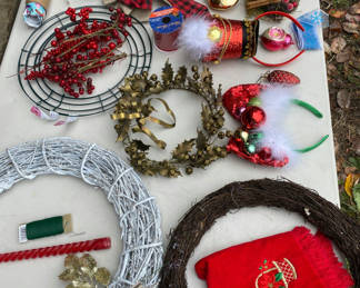 Lot 109: Christmas Decorations and Lights