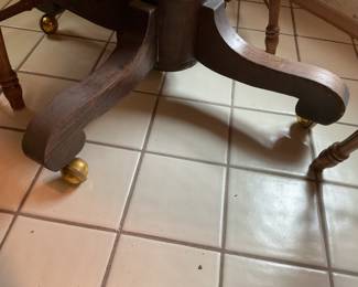 Table is on wheels
