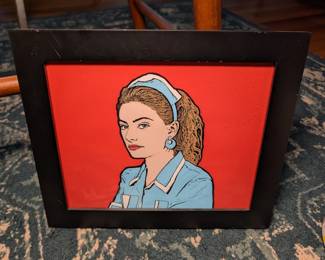 Pop Art Portrait of Shelly Johnson from Twin Peaks