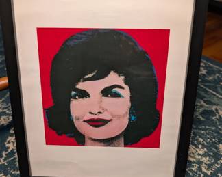 Andy Warhol "Jackie, 1964 (on red)" Print