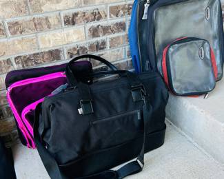 Travel Bag & Organizer Storage Lot Including BEIS Weekender and Packing Cubes