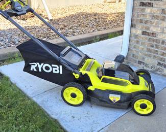  Ryobi 40V HP Brushless 20" Self-Propelled Cordless Lawn Mower w/ Battery, Charger & Box