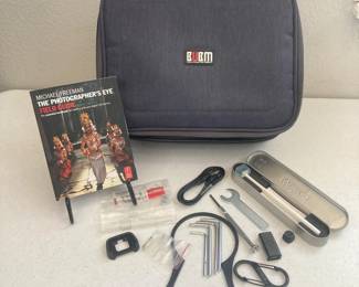 BUBM Camera Lens Case 12x9x4 Soft Padded Organizer Accessories Kit Eyelead Photograper’s Eye Field Book