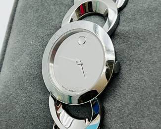 Movado Esperanza Stainless Steel Swiss Made Ladies Watch Model 84 E4 1834