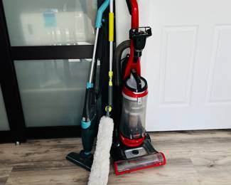 -Bissell Vacuum Cleaner Lot with Stick Vacuum & Microfiber Dust Mop