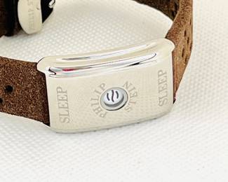  Philip Stein Signature Sleep Watch with Brown Leather Strap and Natural Frequency Technology