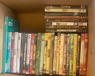 Box of Assorted DVDs