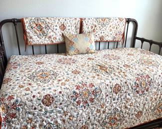 Madison Park Reversible Daybed Cover Set with Pillow Shams & Accent Pillow
