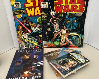 Star Wars Marvel Special Editions, Edgar Rice Burroughs Mars Series, The Expanse Origins Graphic Novel Collection