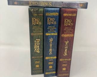 The Lord of the Rings Special Extended DVD Edition Trilogy Set Widescreen Warner Bros 2001-2003