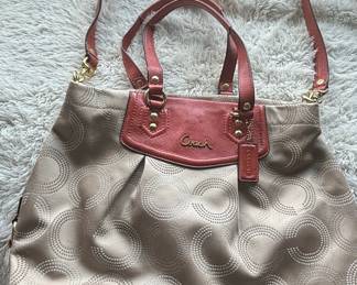 Coach Ashley Dotted Op Art Satchel