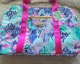 Lilly Pulitzer Weekender Bag - Multi "Fanfare" Print