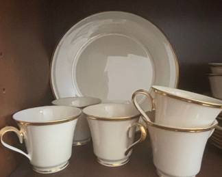 Lenox "Eternal" Teacup and Saucer Set