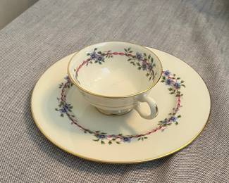 Lenox Belvedere S-314 Teacup and Saucer Set