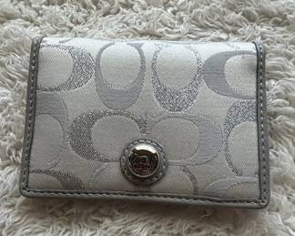 Coach Signature Monogrammed Small Wallet/Cardholder