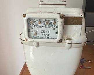 Vintage Rockwell Manufacturing Co. Gas Meter