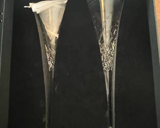Waterford Crystal "Happy Celebrations" Flute Pair