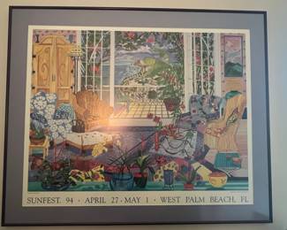 Sunfest Weekend by Eileen Seitz Original Art Poster