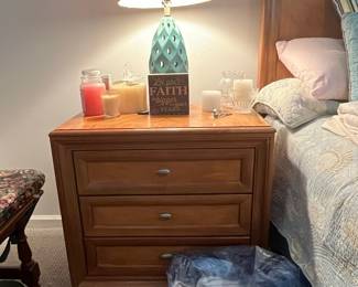 Ethan Allen 3-Drawer Nightstand