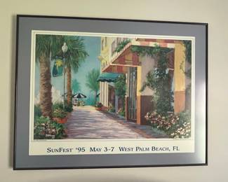 SunFest '95 West Palm Beach, FL Poster by Kim Behling