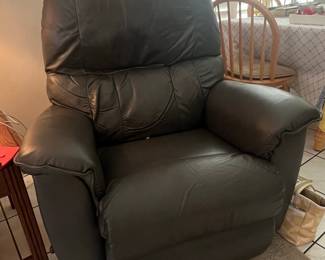 Dark Brown La-Z-Boy Leather Recliner