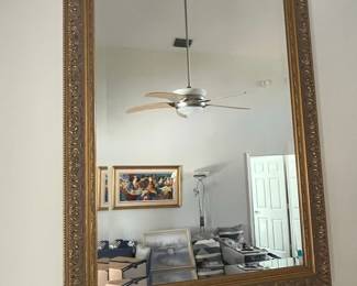 Ornate Gilt Wood Frame Mirror