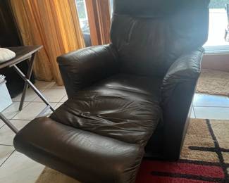 Brown Leather La-Z-Boy Recliner