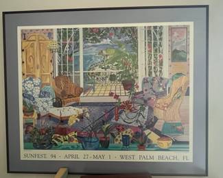 Sunfest '94 Poster - "Sunfest Weekend" by Eileen Seitz