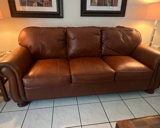 Leather sofa
