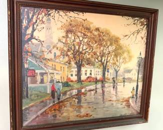 Signed Street Scene Work
