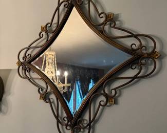 Large Scroll Mirror