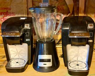 (2) Keurig Coffee Machines & Oster Blender