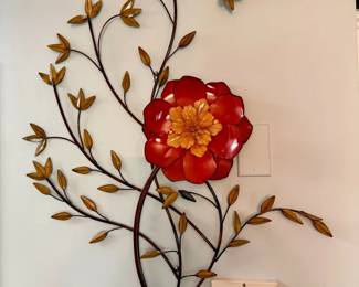 Metal Flower Wall Art