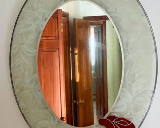 Large Stained Glass Mirror