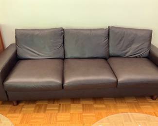 Ekornes leather sofa