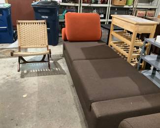 Vintage chair, Bright Ideas chaise