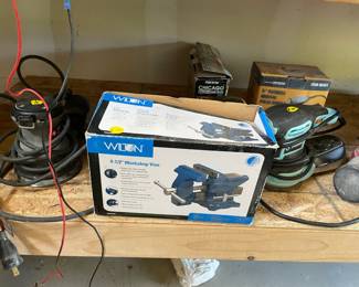 Vises, buffers and sanders