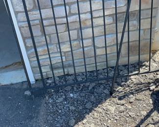 Wrought iron gate