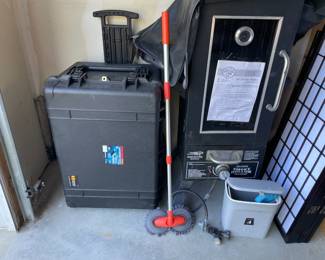 Pelican case and smoker