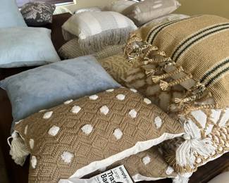 Over 500 throw pillows in every color, style, texture