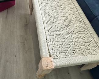 Handwoven Charpai Bench