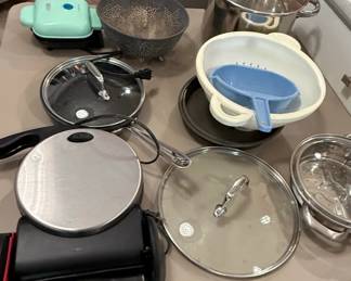 Assorted Cookware and Small Appliance Lot