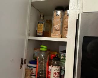 Assorted Kitchen Spices and Condiments