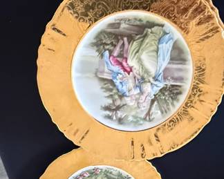 Atlas Fine Chinaware Warranted Karat Gold Decorative Plate